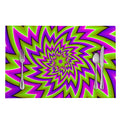 Green Big Bang Moving Optical Illusion Placemat