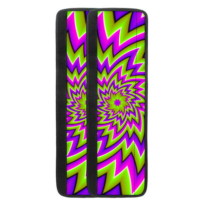 Green Big Bang Moving Optical Illusion Refrigerator Handle Covers