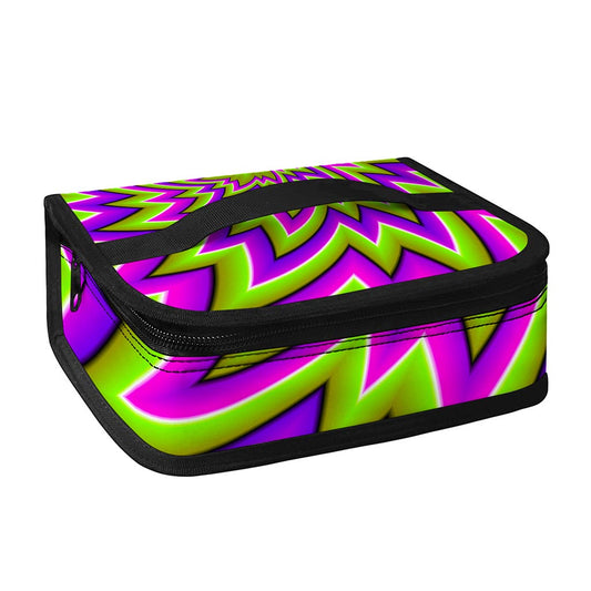 Green Big Bang Moving Optical Illusion Small Lunch Bag