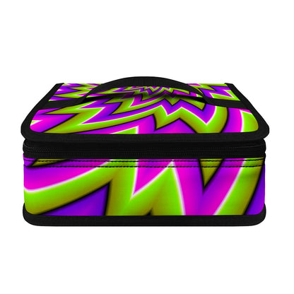 Green Big Bang Moving Optical Illusion Small Lunch Bag