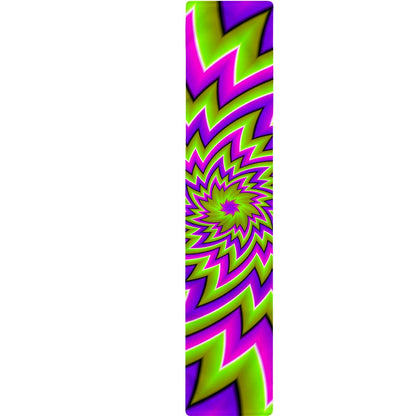 Green Big Bang Moving Optical Illusion Table Runner