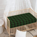 Green Black And Red Tartan Pattern Print Baby Crib Sheet