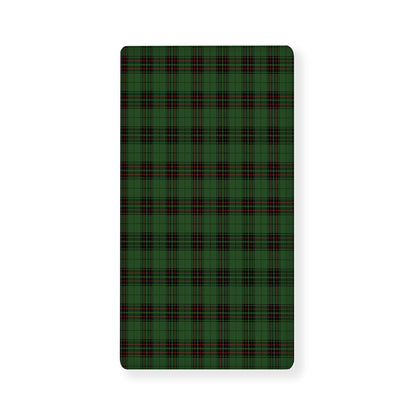 Green Black And Red Tartan Pattern Print Baby Crib Sheet