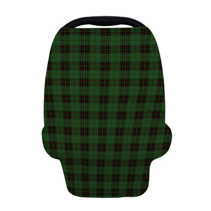 Green Black And Red Tartan Pattern Print Baby Seat Cover