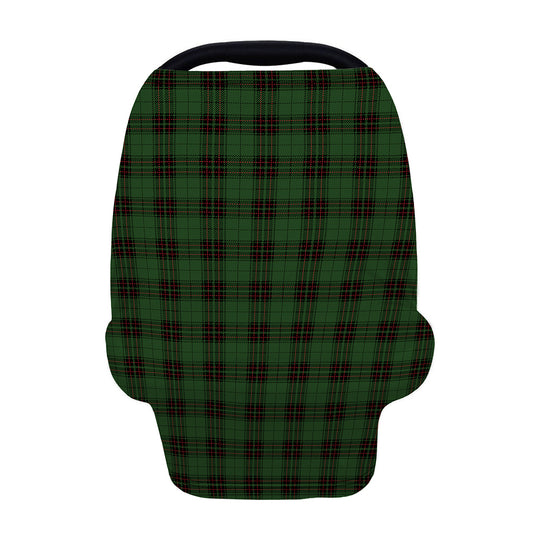 Green Black And Red Tartan Pattern Print Baby Seat Cover
