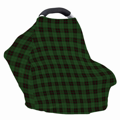 Green Black And Red Tartan Pattern Print Baby Seat Cover