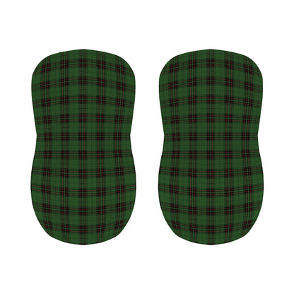 Green Black And Red Tartan Pattern Print Bar Stool Covers