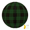 Green Black And Red Tartan Pattern Print Basketball