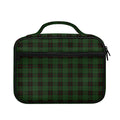 Green Black And Red Tartan Pattern Print Briefcase Bible Bag