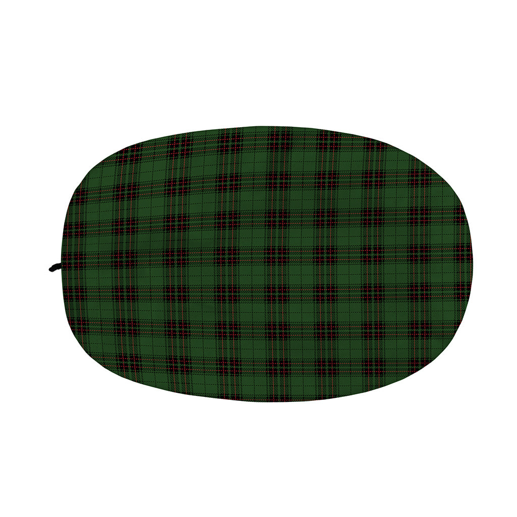 Green Black And Red Tartan Pattern Print Car Side Mirror Covers