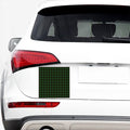Green Black And Red Tartan Pattern Print Car Sticker
