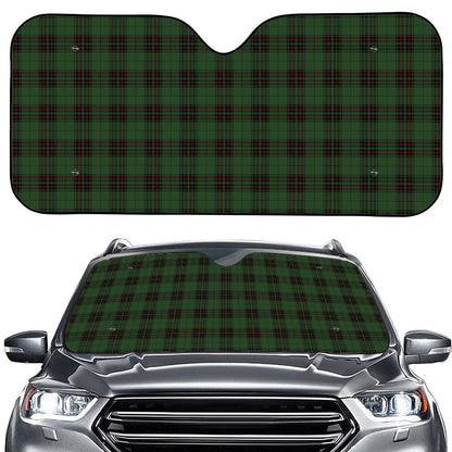 Green Black And Red Tartan Pattern Print Car Windshield Sun Shade