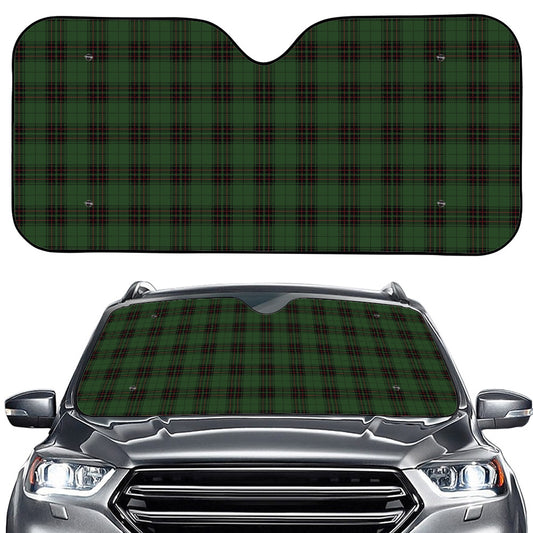 Green Black And Red Tartan Pattern Print Car Windshield Sun Shade