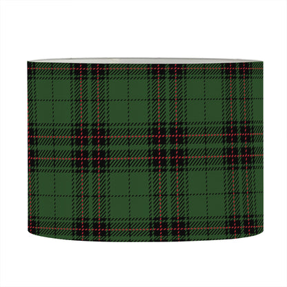 Green Black And Red Tartan Pattern Print Drum Lamp Shade