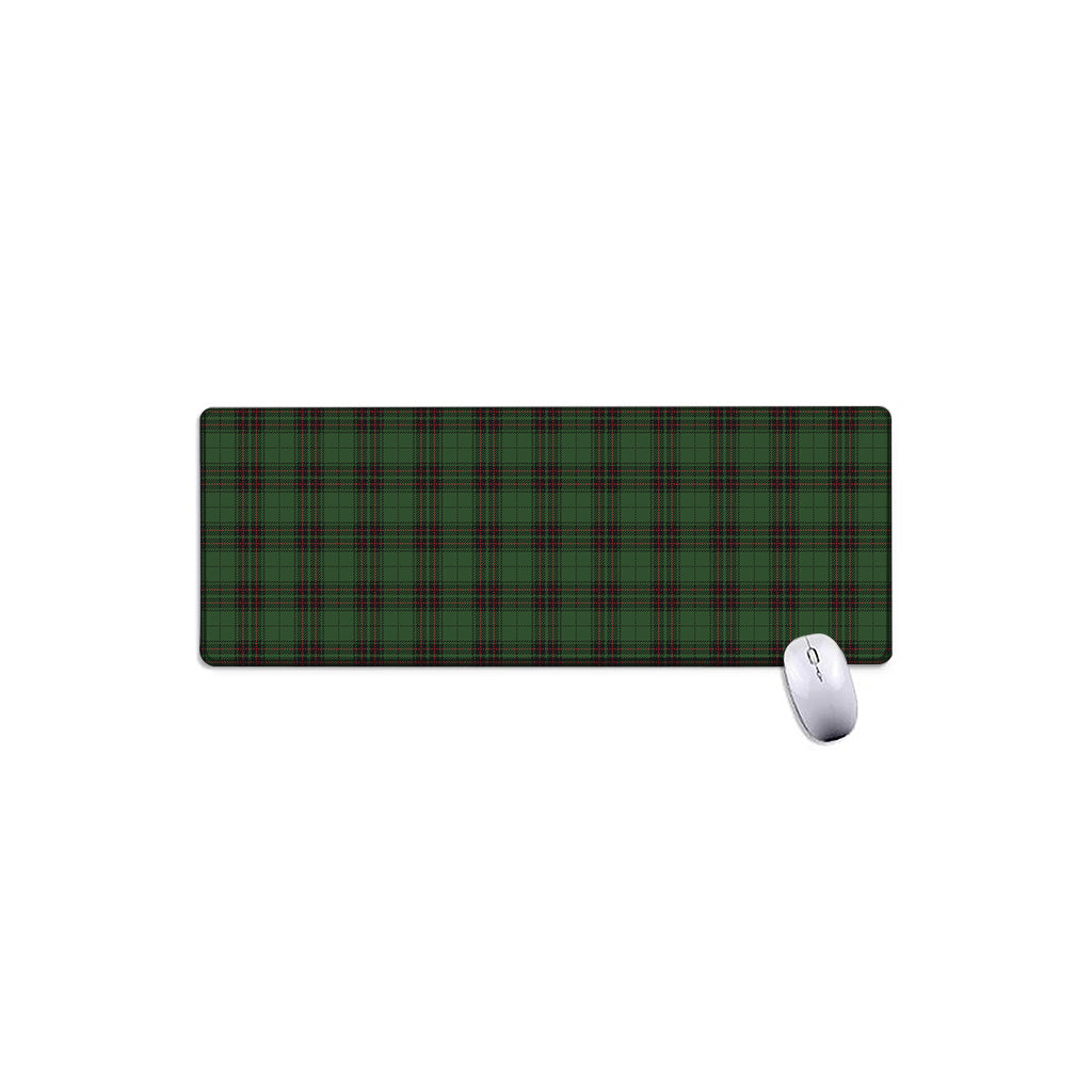 Green Black And Red Tartan Pattern Print Extended Mouse Pad