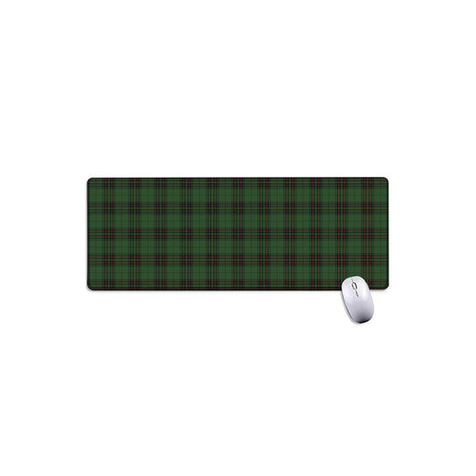 Green Black And Red Tartan Pattern Print Extended Mouse Pad