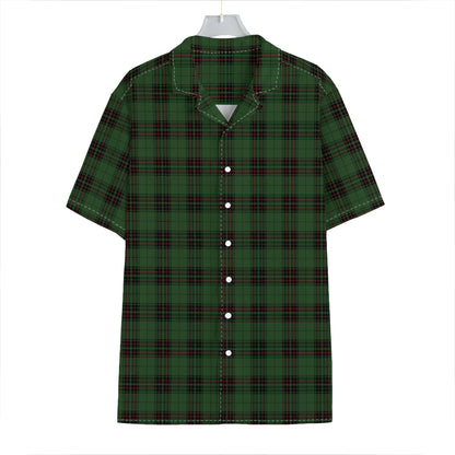 Green Black And Red Tartan Pattern Print Hawaiian Shirt