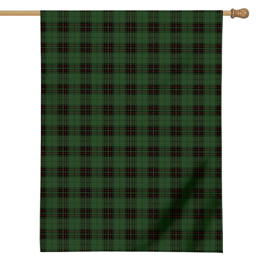 Green Black And Red Tartan Pattern Print House Flag