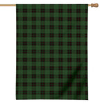 Green Black And Red Tartan Pattern Print House Flag