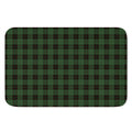 Green Black And Red Tartan Pattern Print Indoor Door Mat
