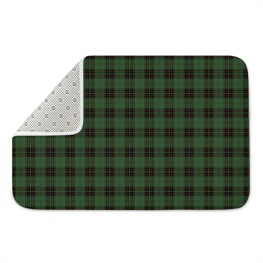 Green Black And Red Tartan Pattern Print Indoor Door Mat