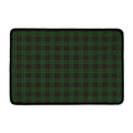 Green Black And Red Tartan Pattern Print Kitchen Mat