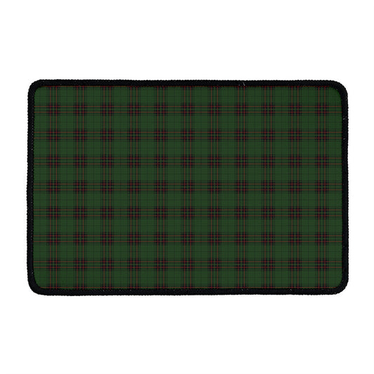 Green Black And Red Tartan Pattern Print Kitchen Mat