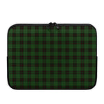 Green Black And Red Tartan Pattern Print Laptop Sleeve