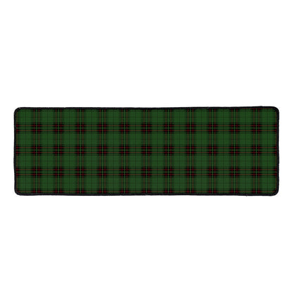 Green Black And Red Tartan Pattern Print Long Kitchen Mat