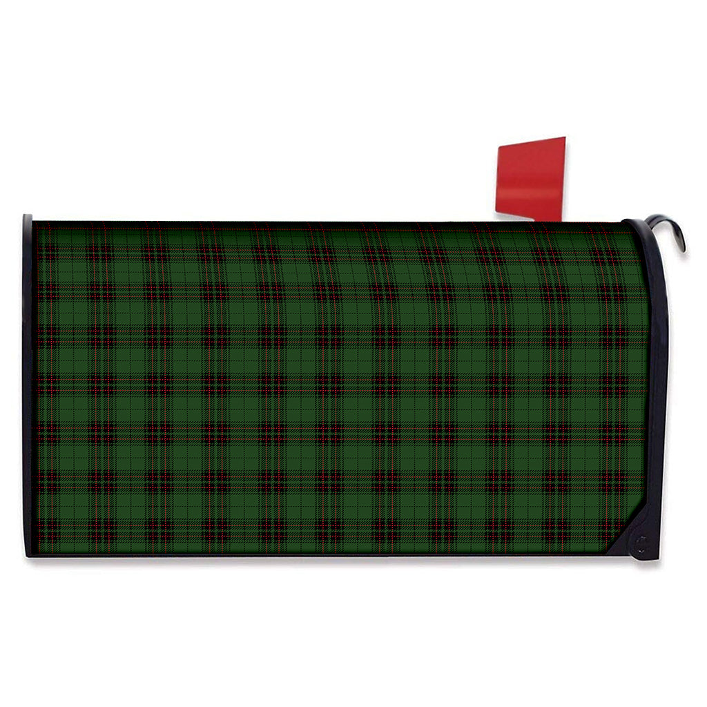 Green Black And Red Tartan Pattern Print Mailbox Cover