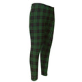 Green Black And Red Tartan Pattern Print Men's Compression Pants