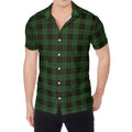 Green Black And Red Tartan Pattern Print Men's Shirt