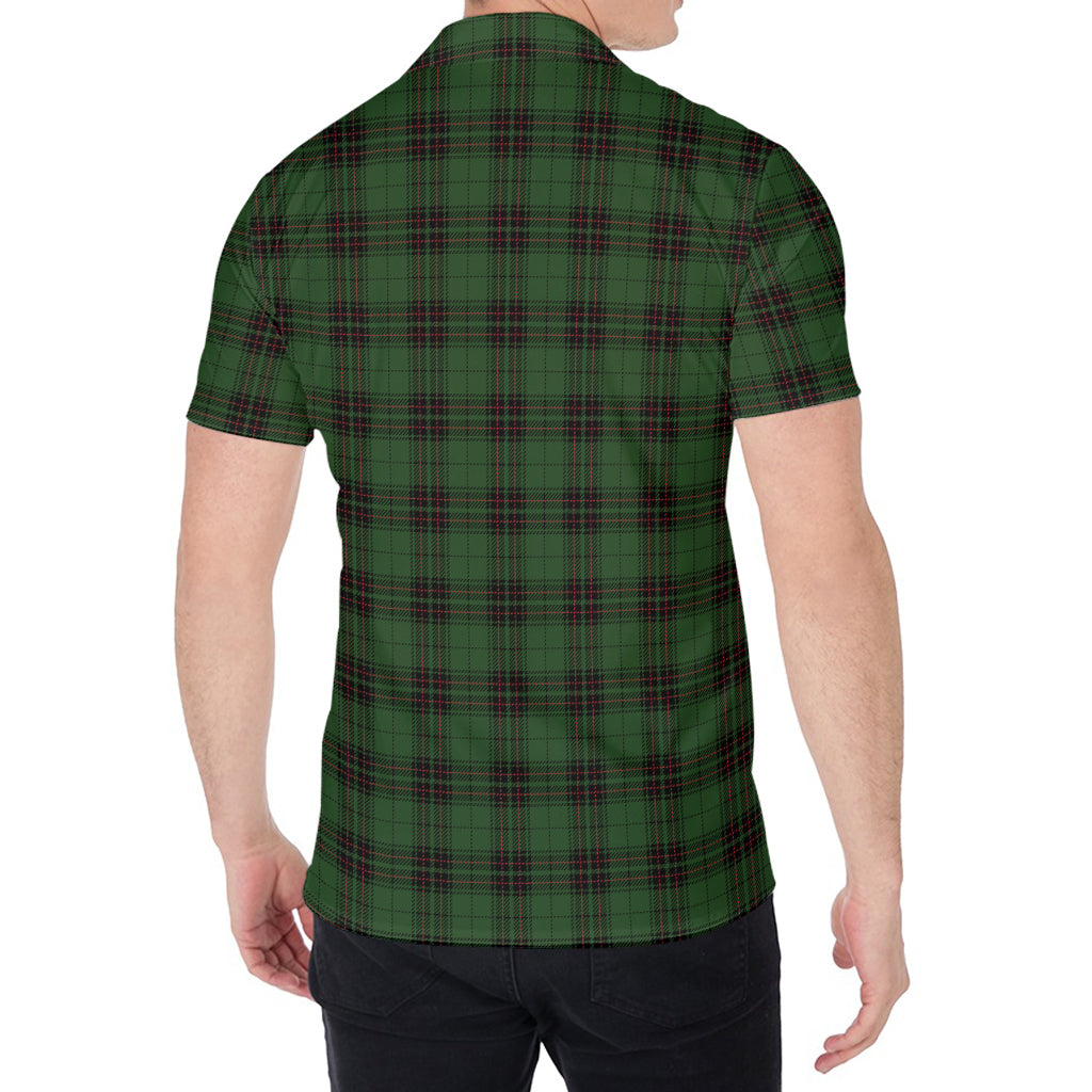 Green Black And Red Tartan Pattern Print Men's Shirt