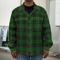 Green Black And Red Tartan Pattern Print Men's Shirt Jacket