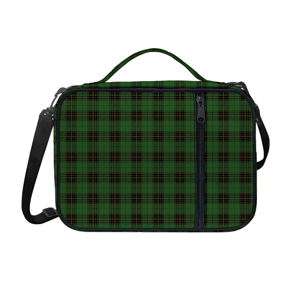 Green Black And Red Tartan Pattern Print Shoulder Strap Bible Bag