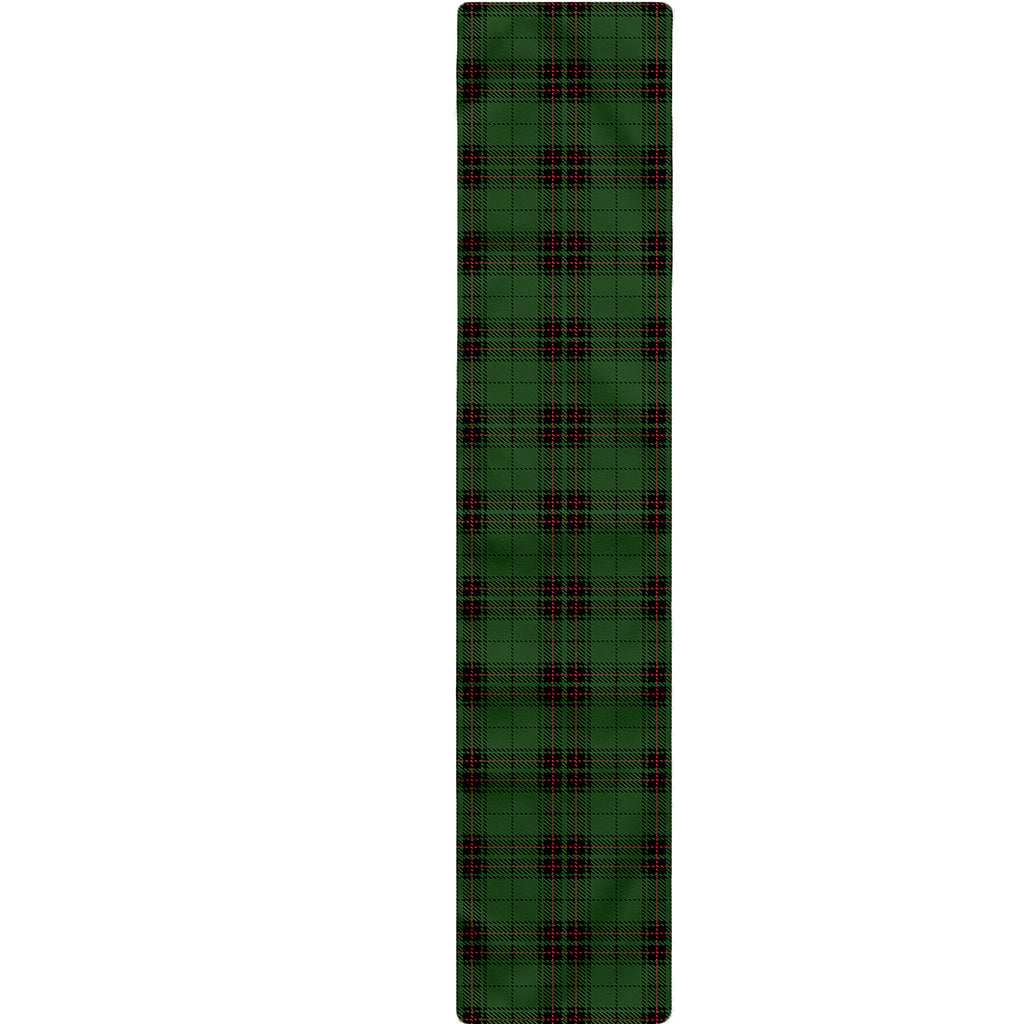 Green Black And Red Tartan Pattern Print Table Runner