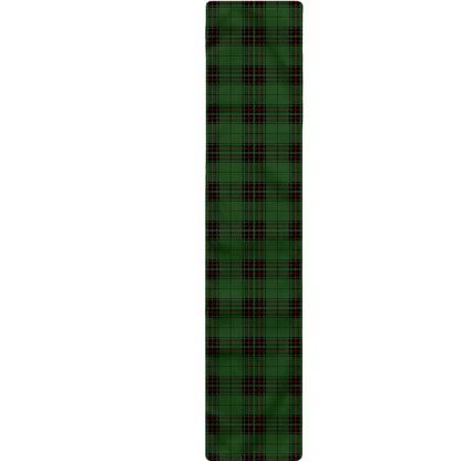 Green Black And Red Tartan Pattern Print Table Runner