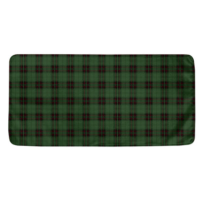 Green Black And Red Tartan Pattern Print Towel