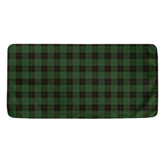 Green Black And Red Tartan Pattern Print Towel