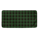 Green Black And Red Tartan Pattern Print Towel