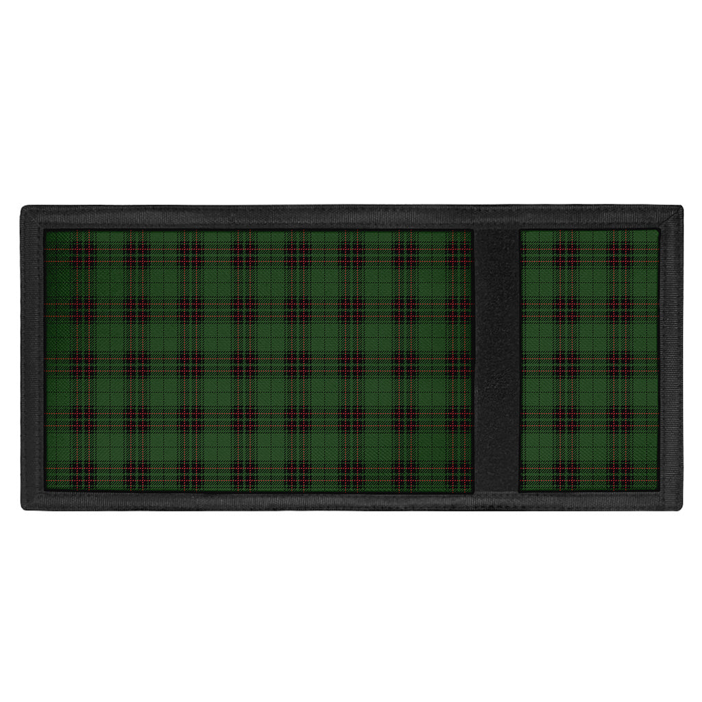 Green Black And Red Tartan Pattern Print Trifold Wallet