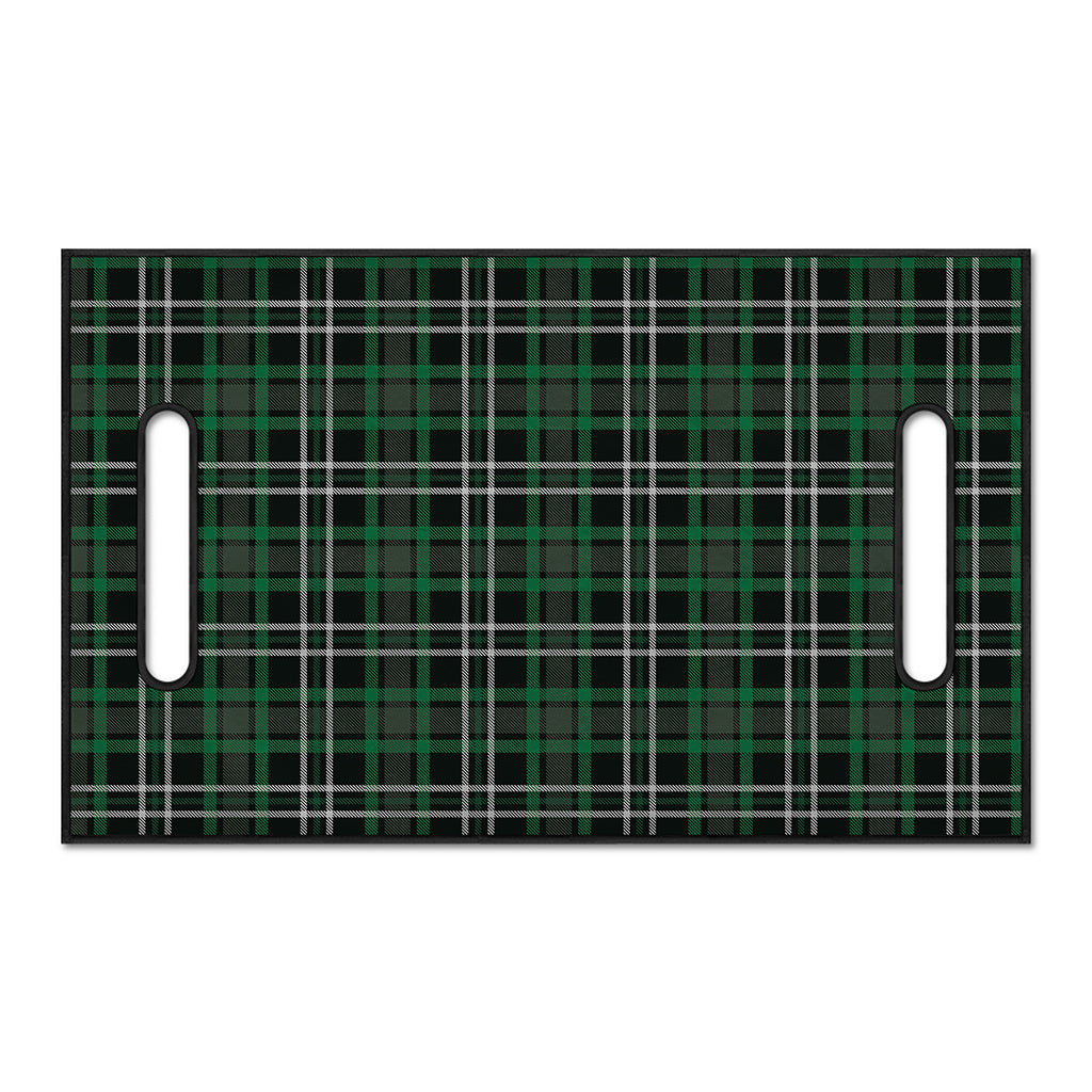 Green Black And White Tartan Print Golf Cart Seat Cover