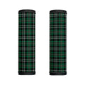 Green Black And White Tartan Print Handle Covers
