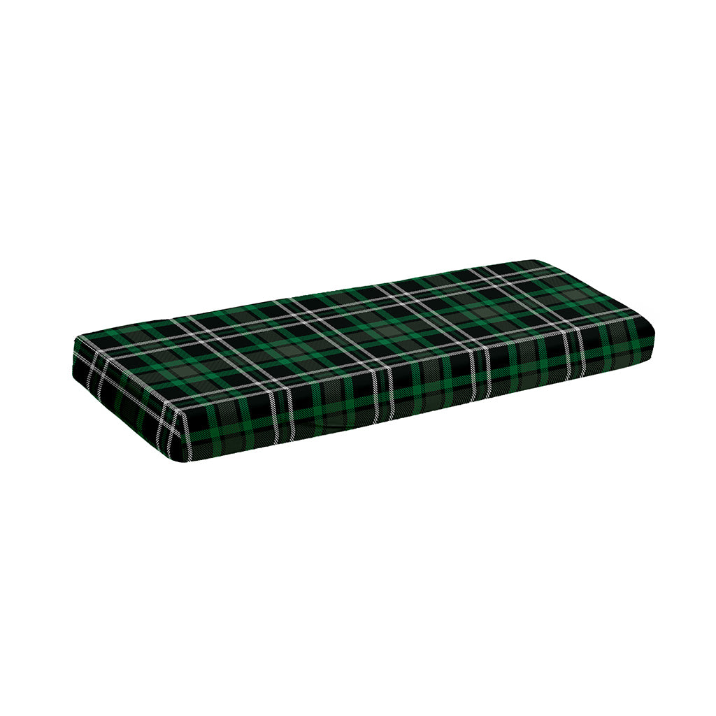 Green Black And White Tartan Print Piano Keyboard Cover