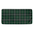Green Black And White Tartan Print Towel