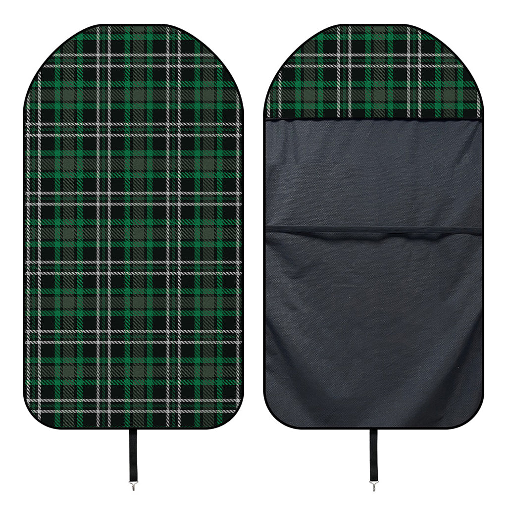 Green Black And White Tartan Print Waterproof Car Seat Cover