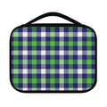 Green Blue And White Buffalo Plaid Print Classic Bible Case