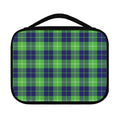 Green Blue And White Tartan Print Classic Bible Case