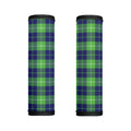 Green Blue And White Tartan Print Handle Covers
