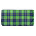 Green Blue And White Tartan Print Towel
